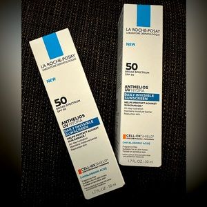 La Roche-Posay Anthelios UV hydra- daily invisible sunscreen x 2 bottles- new